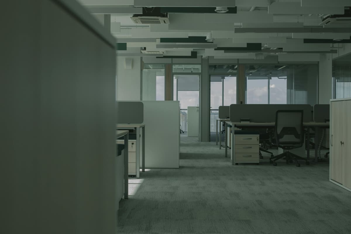 Person working at desk